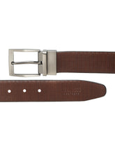 Load image into Gallery viewer, Men's Texture Black &amp; Brown Leather Reversiable Belt
