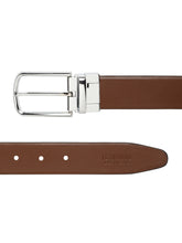 Load image into Gallery viewer, Men&#39;s Black &amp; Brown Texture and patterned Reversible Leather Belt
