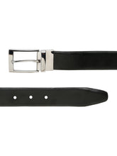 Load image into Gallery viewer, Men&#39;s Solid Formal Reversiable Black &amp; Brown Leather Belt
