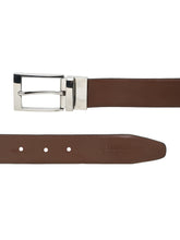 Load image into Gallery viewer, Men&#39;s Solid Formal Reversiable Black &amp; Brown Leather Belt
