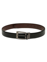 Load image into Gallery viewer, Men&#39;s Solid Formal Reversiable Black &amp; Brown Leather Belt
