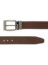 Load image into Gallery viewer, Men&#39;s Solid Formal Reversiable Black &amp; Brown Leather Belt
