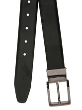 Load image into Gallery viewer, Men&#39;s Solid Formal Reversiable Black &amp; Brown Leather Belt
