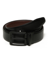 Load image into Gallery viewer, Men&#39;s Solid Formal Reversiable Black &amp; Brown Leather Belt
