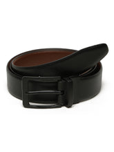 Load image into Gallery viewer, Men&#39;s Texture Formal Reversiable Black &amp; Brown Leather Belt
