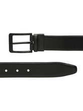 Load image into Gallery viewer, Men&#39;s Texture Formal Reversiable Black &amp; Brown Leather Belt
