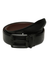 Load image into Gallery viewer, Men&#39;s Solid Formal Reversiable Black &amp; Brown Leather Belt
