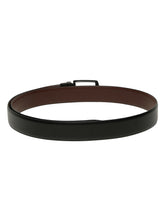 Load image into Gallery viewer, Men&#39;s Solid Formal Reversiable Black &amp; Brown Leather Belt
