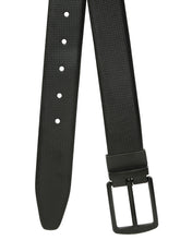 Load image into Gallery viewer, Men&#39;s Texture Formal Reversiable Black &amp; Brown Leather Belt
