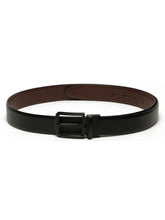 Load image into Gallery viewer, Men&#39;s Solid Formal Reversiable Black &amp; Brown Leather Belt
