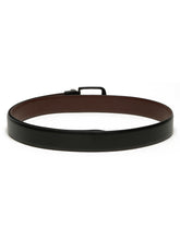 Load image into Gallery viewer, Men&#39;s Solid Formal Reversiable Black &amp; Brown Leather Belt
