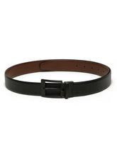 Load image into Gallery viewer, Men&#39;s Texture Formal Reversiable Black &amp; Brown Leather Belt
