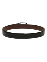 Load image into Gallery viewer, Men&#39;s Solid Formal Reversiable Black &amp; Brown Leather Belt
