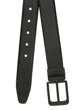 Load image into Gallery viewer, Men&#39;s Texture Formal Reversiable Black &amp; Brown Leather Belt
