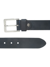 Load image into Gallery viewer, Mens Classic Black Leather Casual Belt

