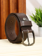 Load image into Gallery viewer, Men Classic Brown Leather Casual belt
