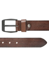 Load image into Gallery viewer, Men Classic Brown Texture Leather Casual belt
