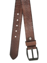 Load image into Gallery viewer, Men Classic Brown Texture Leather Casual belt
