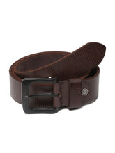 Load image into Gallery viewer, Men Brown Leather Casual belt
