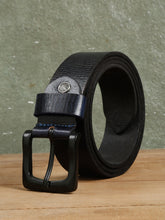 Load image into Gallery viewer, Men Blue Leather Casual belt

