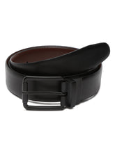 Load image into Gallery viewer, MEN BLACK SOLID LEATHER BELT
