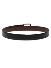 Load image into Gallery viewer, MEN BLACK SOLID LEATHER BELT
