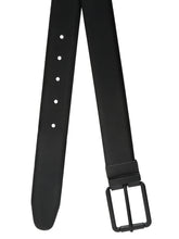 Load image into Gallery viewer, MEN BLACK SOLID LEATHER BELT
