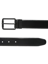 Load image into Gallery viewer, MEN BLACK SOLID LEATHER BELT
