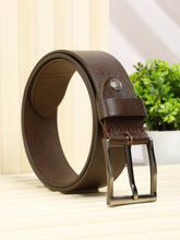 Load image into Gallery viewer, Men Classic Brown Leather Casual belt
