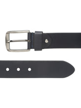 Load image into Gallery viewer, Mens Classic Navy Leather Casual Belt
