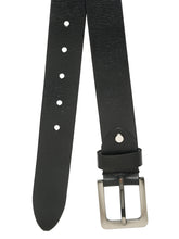 Load image into Gallery viewer, Men's Black Smoth Texture Leather Casual Belt
