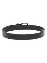 Load image into Gallery viewer, Men's Black Smoth Texture Leather Casual Belt
