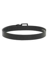 Load image into Gallery viewer, Men's Black Texture Leather belt with black buckle

