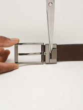 Load image into Gallery viewer, Men's Genuine Black &amp; Brown Leather Reversible Belt
