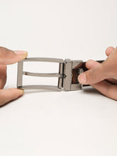 Load image into Gallery viewer, Men's Genuine Black &amp; Brown Leather Reversible Belt

