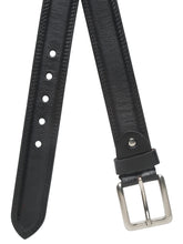 Load image into Gallery viewer, Mens Black Leather Pin-Buckle Casual Belt
