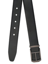 Load image into Gallery viewer, Teakwood Leather Men Textured Black Belt
