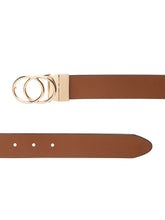 Load image into Gallery viewer, Women’s Black &amp; Brown Reversible Leather Belt
