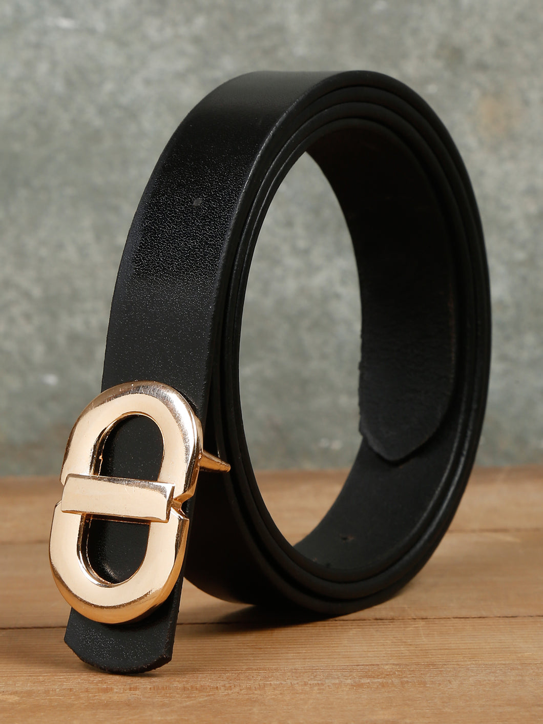 Leather Women's Push-Pin Casual Belt (One Size)