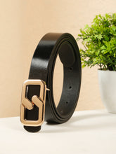 Load image into Gallery viewer, Women’s Stylish 20mm Black Leather Belt
