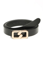 Load image into Gallery viewer, Women’s Stylish 20mm Black Leather Belt
