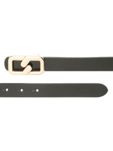 Load image into Gallery viewer, Women’s Stylish 20mm Black Leather Belt
