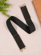 Load image into Gallery viewer, Women&#39;s Classic 1 Inch Black Waist Belt
