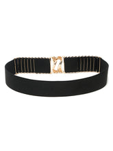 Load image into Gallery viewer, Women&#39;s Classic 1 Inch Black Waist Belt
