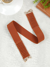 Load image into Gallery viewer, Women&#39;s Classic 1 Inch Tan Waist Belt
