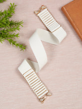 Load image into Gallery viewer, Women&#39;s Classic 1 Inch White Waist Belt
