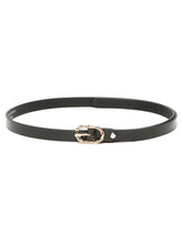 Load image into Gallery viewer, Women's Elegant Black Leather 15mm Belt
