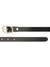 Load image into Gallery viewer, Women's Elegant Black Leather 15mm Belt
