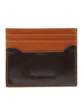 Load image into Gallery viewer, Teakwood Leather Brown Card Holder
