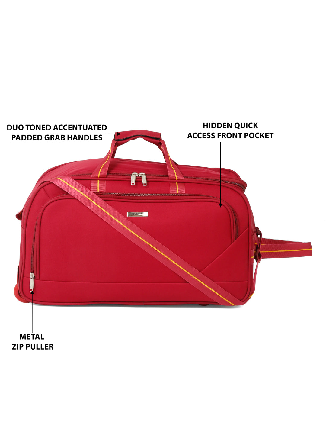 Teakwood maroon small duffle bag Teakwood Leathers